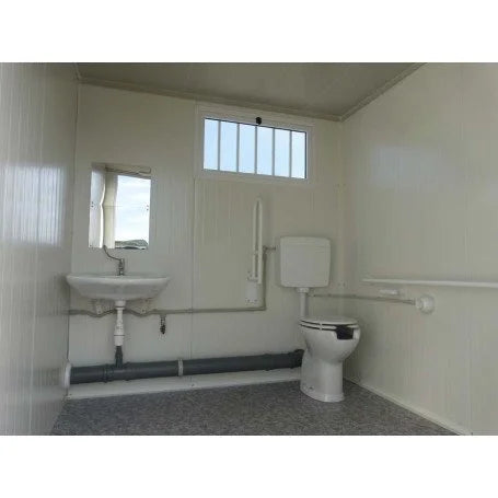 Módulo Sanitario PMR nuevo con WC PMR y Lavabo PMR